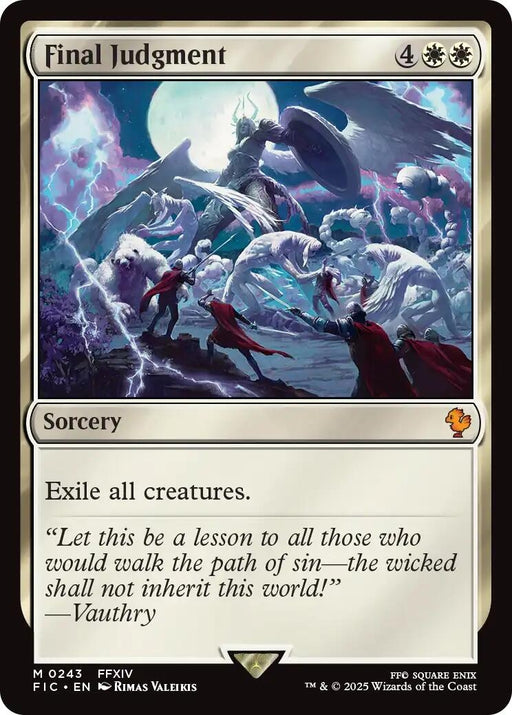 Image for Final Judgment (Surge Foil) (243) (Foil) [FINAL FANTASY] - Magic: The Gathering