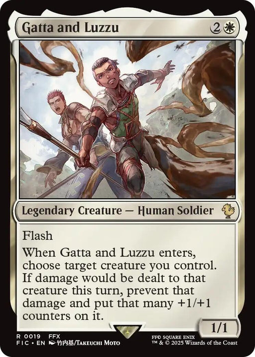 Image for Gatta and Luzzu (Surge Foil) (19) (Foil) [FINAL FANTASY] - Magic: The Gathering