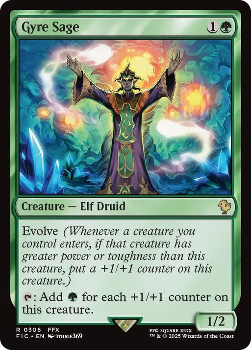 Image for Gyre Sage (Surge Foil) (306) (Foil) [FINAL FANTASY] - Magic: The Gathering