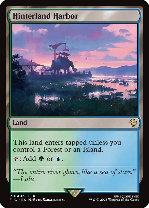 Image for Hinterland Harbor (Surge Foil) (403) (Foil) [FINAL FANTASY] - Magic: The Gathering