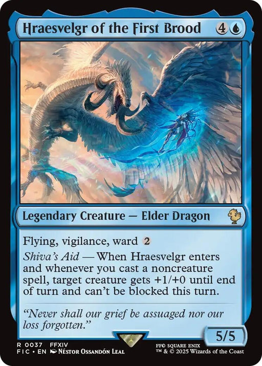 Image for Hraesvelgr of the First Brood (Surge Foil) (37) (Foil) [FINAL FANTASY] - Magic: The Gathering