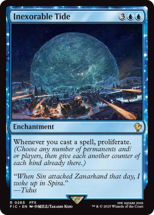 Image for Inexorable Tide (Surge Foil) (265) (Foil) [FINAL FANTASY] - Magic: The Gathering