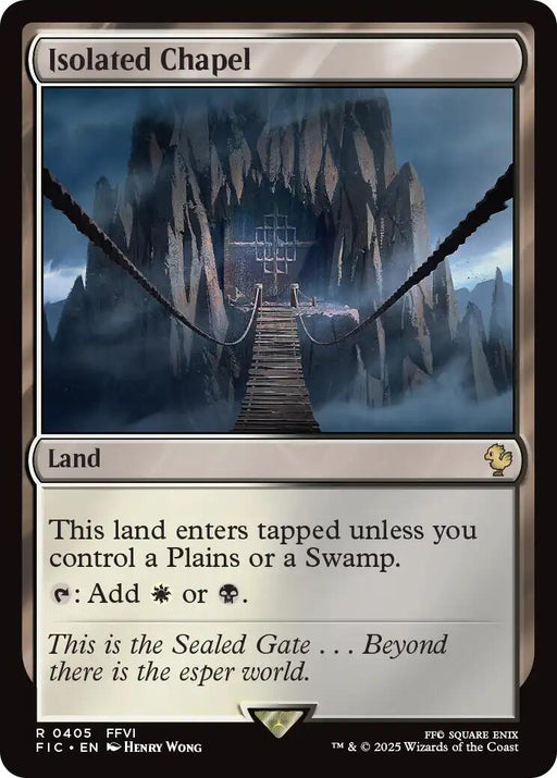Image for Isolated Chapel (Surge Foil) (405) (Foil) [FINAL FANTASY] - Magic: The Gathering