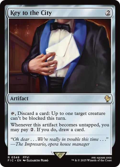 Image for Key to the City (Surge Foil) (348) (Foil) [FINAL FANTASY] - Magic: The Gathering
