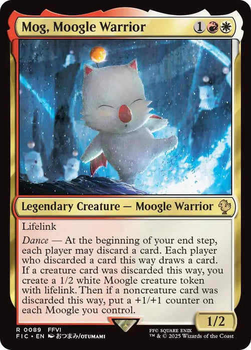 Image for Mog, Moogle Warrior (Surge Foil) (89) (Foil) [FINAL FANTASY] - Magic: The Gathering