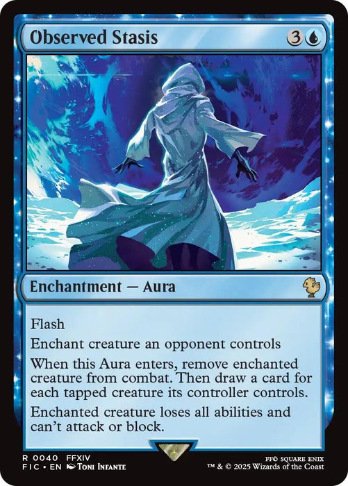 Image for Observed Stasis (Surge Foil) (40) (Foil) [FINAL FANTASY] - Magic: The Gathering