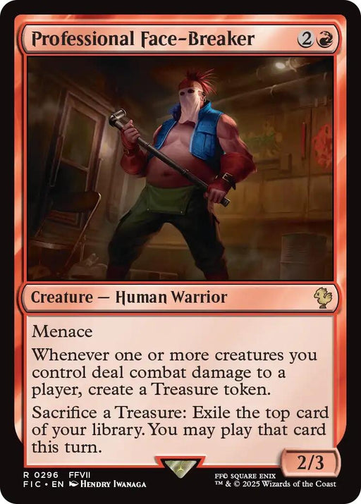 Image for Professional Face-Breaker (Surge Foil) (296) (Foil) [FINAL FANTASY] - Magic: The Gathering