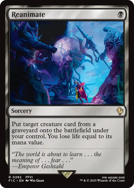 Image for Reanimate (Surge Foil) (282) (Foil) [FINAL FANTASY] - Magic: The Gathering