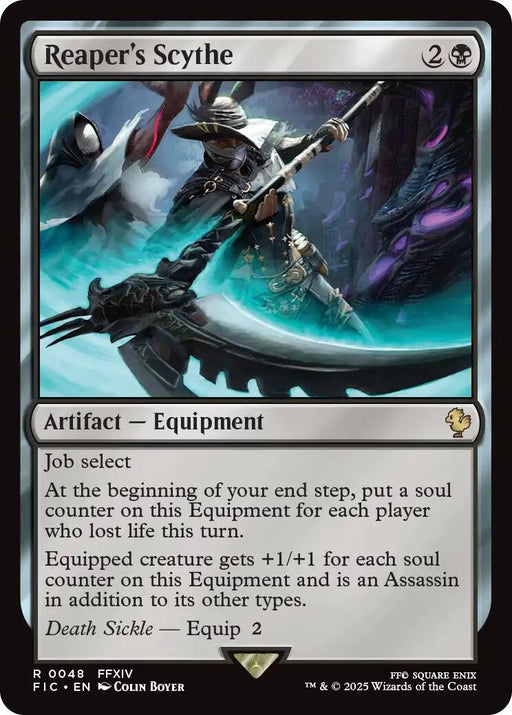 Image for Reaper's Scythe (Surge Foil) (48) (Foil) [FINAL FANTASY] - Magic: The Gathering