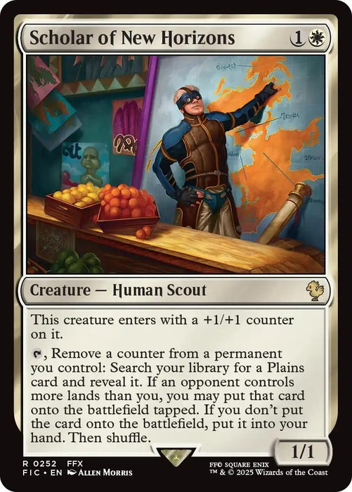 Image for Scholar of New Horizons (Surge Foil) (252) (Foil) [FINAL FANTASY] - Magic: The Gathering