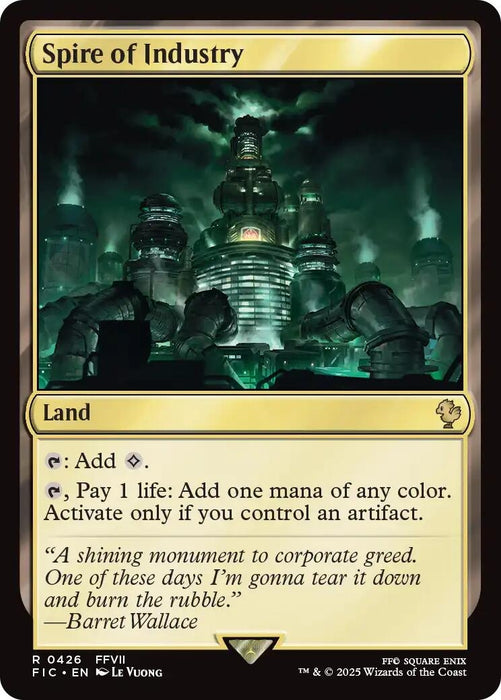 Image for Spire of Industry (Surge Foil) (426) (Foil) [FINAL FANTASY] - Magic: The Gathering