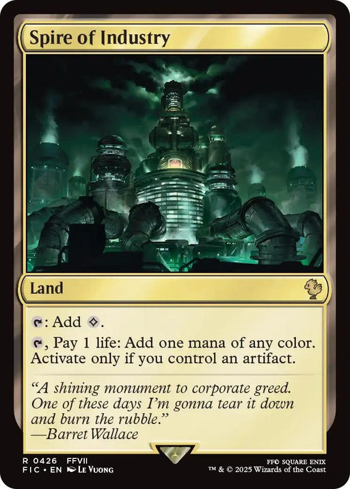 Image for Spire of Industry (Surge Foil) (426) (Foil) [FINAL FANTASY] - Magic: The Gathering