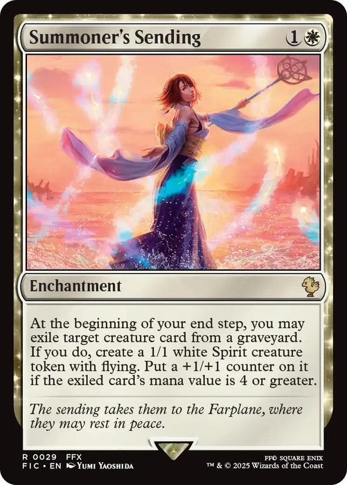 Image for Summoner's Sending (Surge Foil) (29) (Foil) [FINAL FANTASY] - Magic: The Gathering