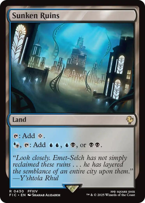 Image for Sunken Ruins (Surge Foil) (430) (Foil) [FINAL FANTASY] - Magic: The Gathering
