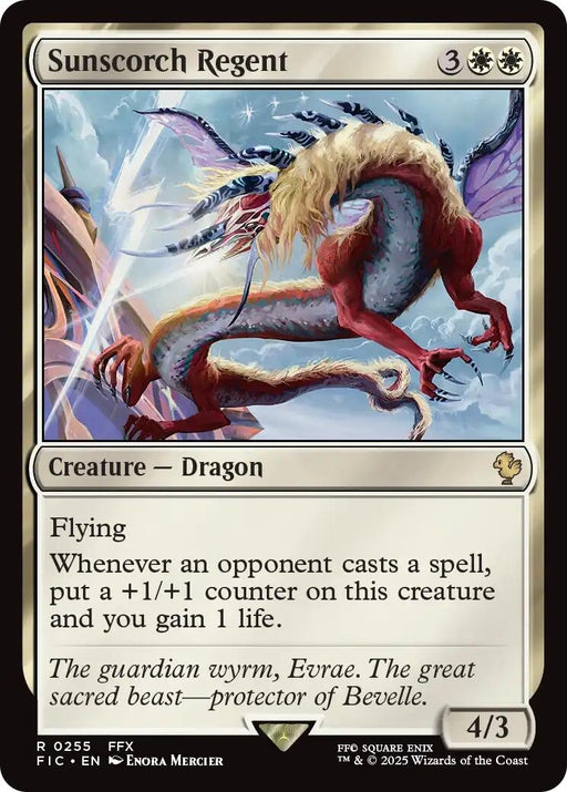 Image for Sunscorch Regent (Surge Foil) (255) (Foil) [FINAL FANTASY] - Magic: The Gathering