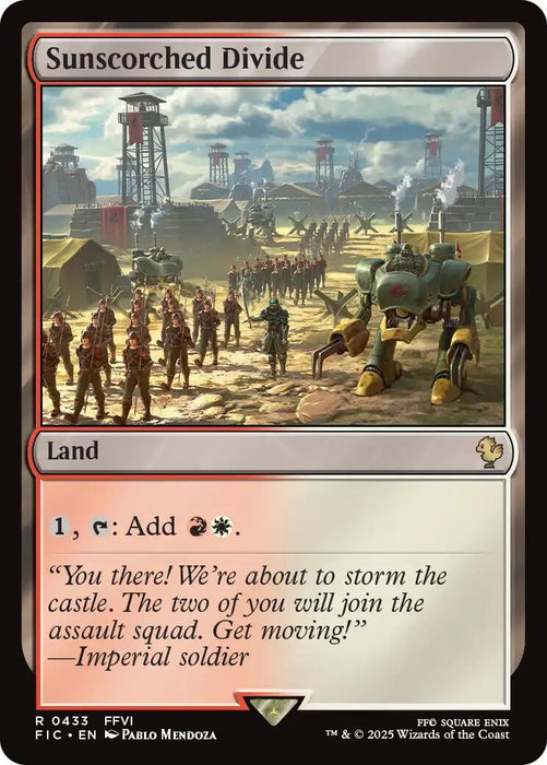 Image for Sunscorched Divide (Surge Foil) (433) (Foil) [FINAL FANTASY] - Magic: The Gathering