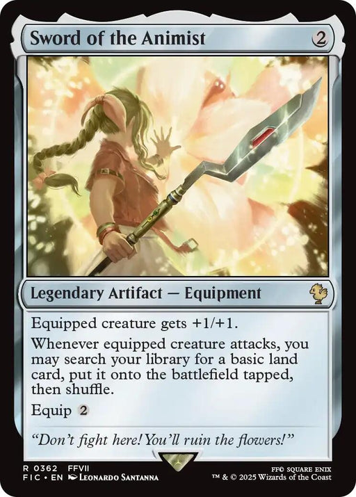 Image for Sword of the Animist (Surge Foil) (362) (Foil) [FINAL FANTASY] - Magic: The Gathering
