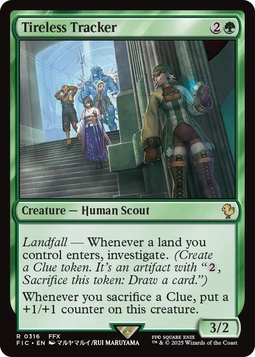 Image for Tireless Tracker (Surge Foil) (316) (Foil) [FINAL FANTASY] - Magic: The Gathering