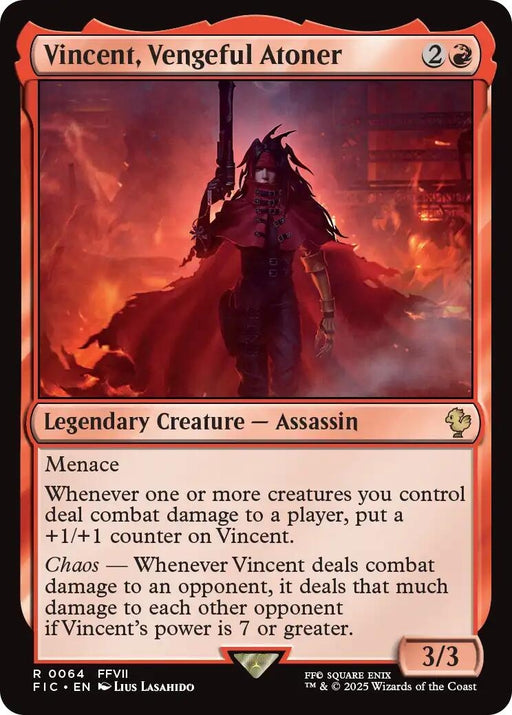 Image for Vincent, Vengeful Atoner (Surge Foil) (64) (Foil) [FINAL FANTASY] - Magic: The Gathering