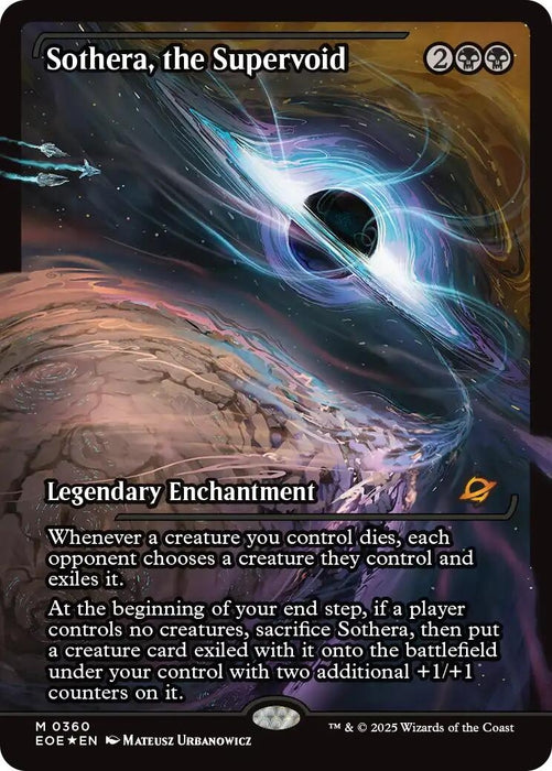 Image for Sothera, the Supervoid (Showcase) (360) (Foil) [Edge of Eternities] - Magic: The Gathering