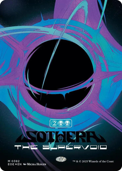 Image for Sothera, the Supervoid (Singularity Foil) (382) (Foil) [Edge of Eternities] - Magic: The Gathering