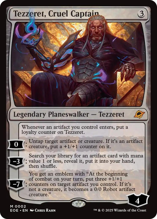 Image for Tezzeret, Cruel Captain (2) (Foil) [Edge of Eternities] - Magic: The Gathering