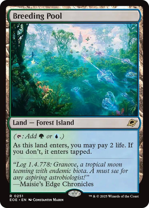 Image for Breeding Pool (251) (Foil) [Edge of Eternities] - Magic: The Gathering