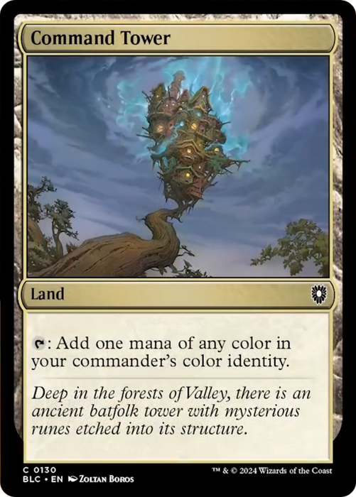 Command Tower [BLC-130] - Bloomburrow Commander