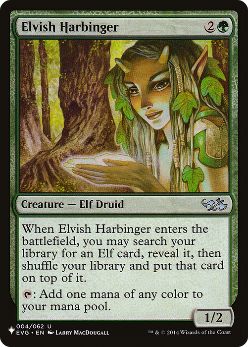 Elvish Harbinger [PLST-EVG-4] - The List