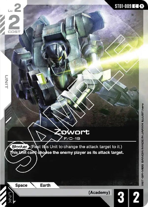 Image for Zowort (ST01-009) [Starter Deck 01: Heroic Beginnings] - Gundam Card Game