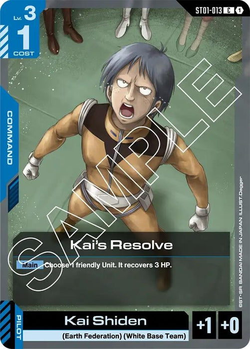 Kai's Resolve (ST01-013) [Starter Deck 01: Heroic Beginnings]