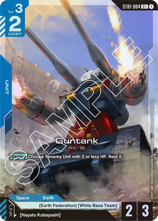 Image for Guntank (C+) (ST01-004) (Holofoil) [Starter Deck 01: Heroic Beginnings] - Gundam Card Game