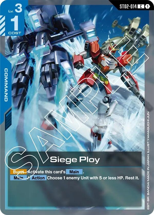 Image for Siege Ploy (ST02-014) [Starter Deck 02: Wings of Advance] - Gundam Card Game