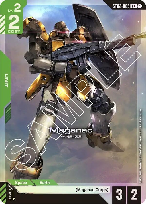Image for Maganac (C+) (ST02-005) (Holofoil) [Starter Deck 02: Wings of Advance] - Gundam Card Game