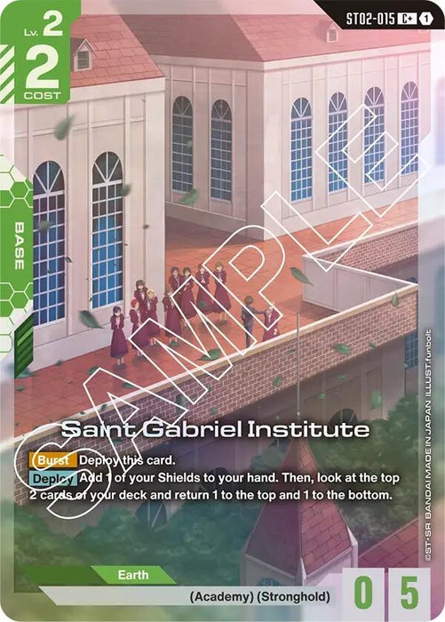 Saint Gabriel Institute (C+) (ST02-015) (Holofoil) [Starter Deck 02: Wings of Advance]