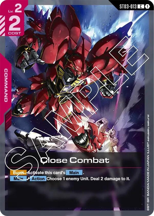 Image for Close Combat (ST03-013) [Starter Deck 03: Zeon's Rush] - Gundam Card Game