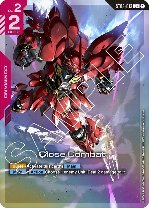 Image for Close Combat (C+) (ST03-013) (Holofoil) [Starter Deck 03: Zeon's Rush] - Gundam Card Game