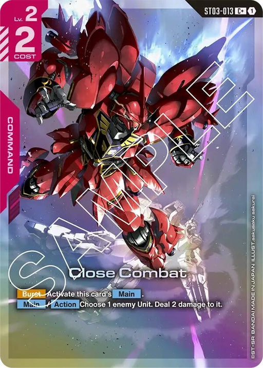 Image for Close Combat (C+) (ST03-013) (Holofoil) [Starter Deck 03: Zeon's Rush] - Gundam Card Game
