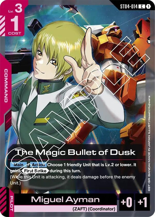 Image for The Magic Bullet of Dusk (ST04-014) [Starter Deck 04: SEED Strike] - Gundam Card Game