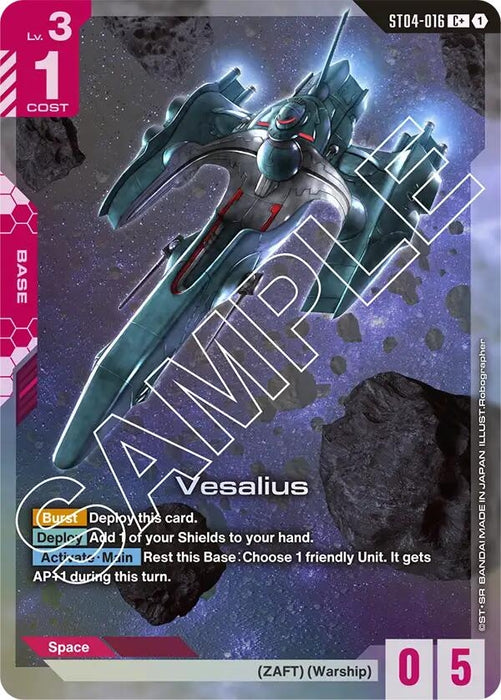 Image for Vesalius (C+) (ST04-016) (Holofoil) [Starter Deck 04: SEED Strike] - Gundam Card Game