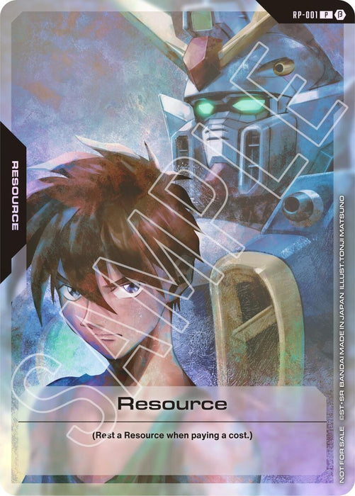 Resource (RP-001) (Mobile Suit Gundam Wing) (RP-001) (Holofoil) [Promotional Resource Tokens]