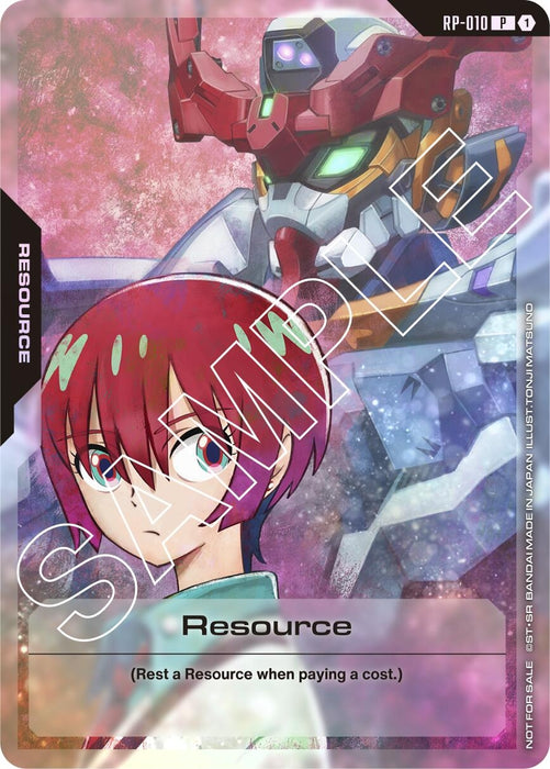 Resource (RP-010) (Mobile Suit Gundam GQuuuuuuX) (RP-010) (Holofoil) [Promotional Resource Tokens]