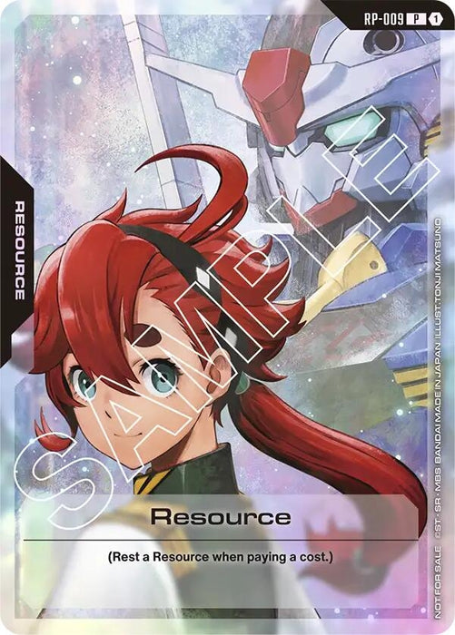 Resource (RP-009) (Mobile Suit Gundam: the Witch from Mercury) (RP-009) (Holofoil) [Promotional Resource Tokens]