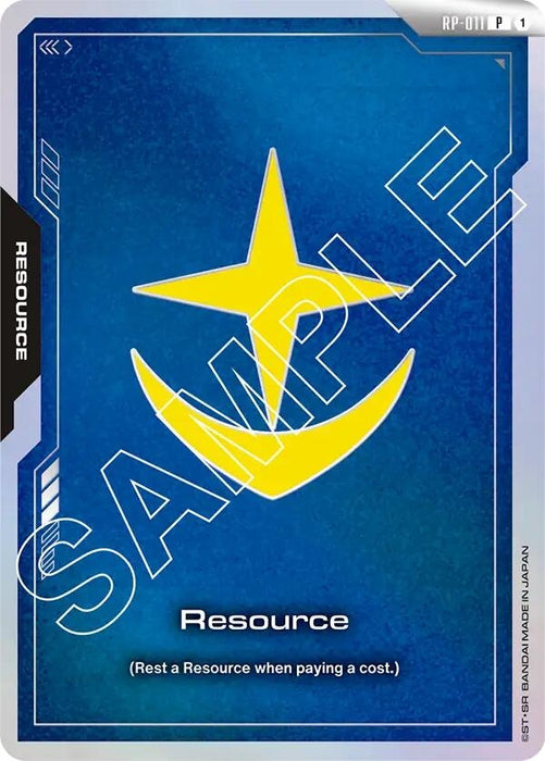 Image for Resource (RP-011) (Earth Federation Force) (RP-011) (Holofoil) [Promotional Resource Tokens] - Gundam Card Game