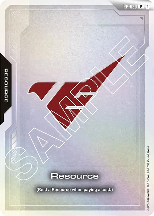 Image for Resource (RP-020) (Asticassia School of Technology) (RP-020) (Holofoil) [Promotional Resource Tokens] - Gundam Card Game