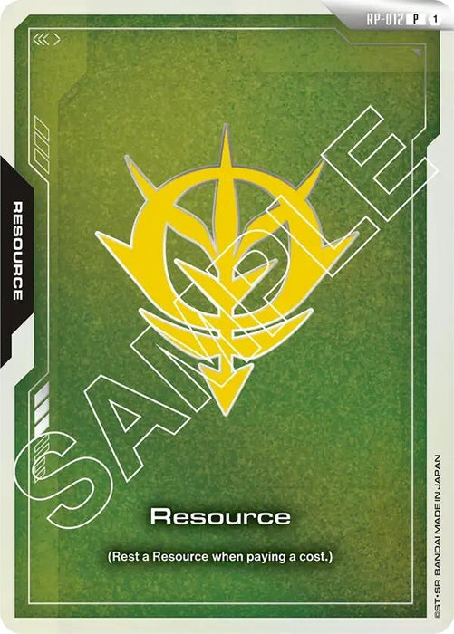 Image for Resource (RP-012) (Zeon Force) (RP-012) (Holofoil) [Promotional Resource Tokens] - Gundam Card Game