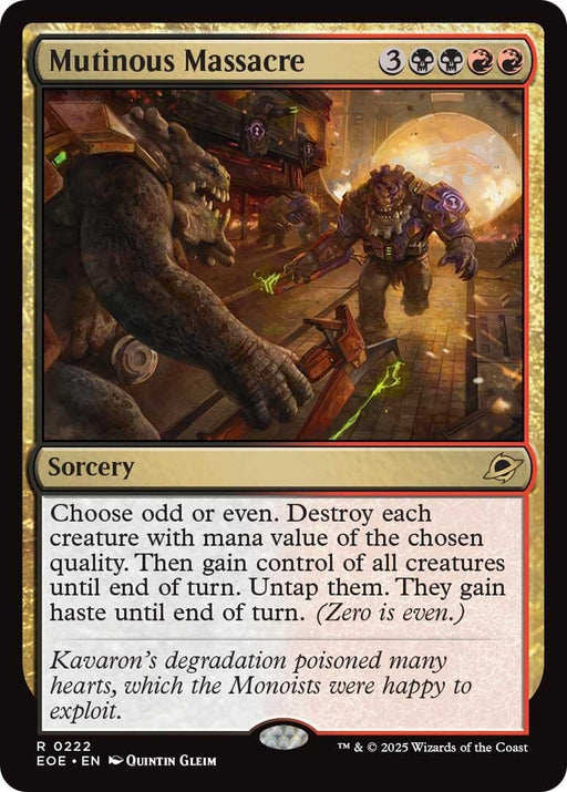 Image for Mutinous Massacre (222) [Edge of Eternities] - Magic: The Gathering