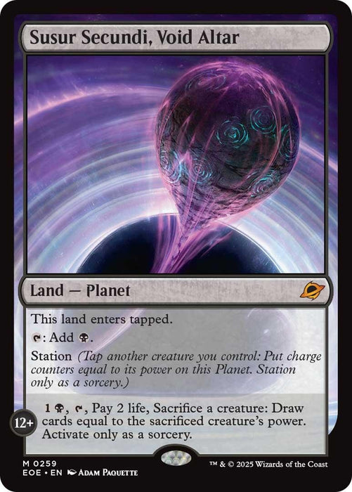 Image for Susur Secundi, Void Altar (259) (Foil) [Edge of Eternities] - Magic: The Gathering
