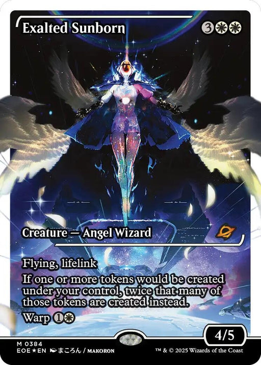 Image for Exalted Sunborn (Showcase) (Fracture Foil) (384) (Foil) [Edge of Eternities] - Magic: The Gathering