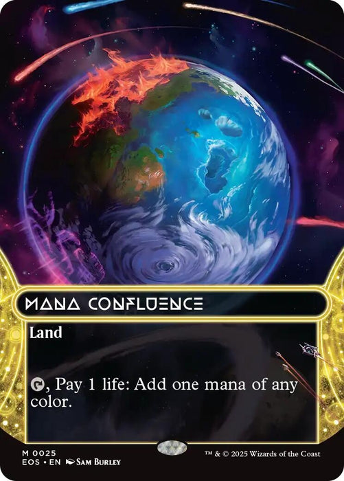 Image for Mana Confluence (0025) (Borderless) (25) [Edge of Eternities: Stellar Sights] - Magic: The Gathering